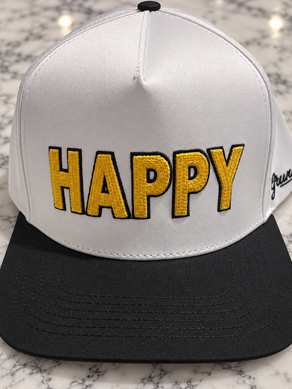 GrunkGolf Golf Happy Snapback trucker Cap